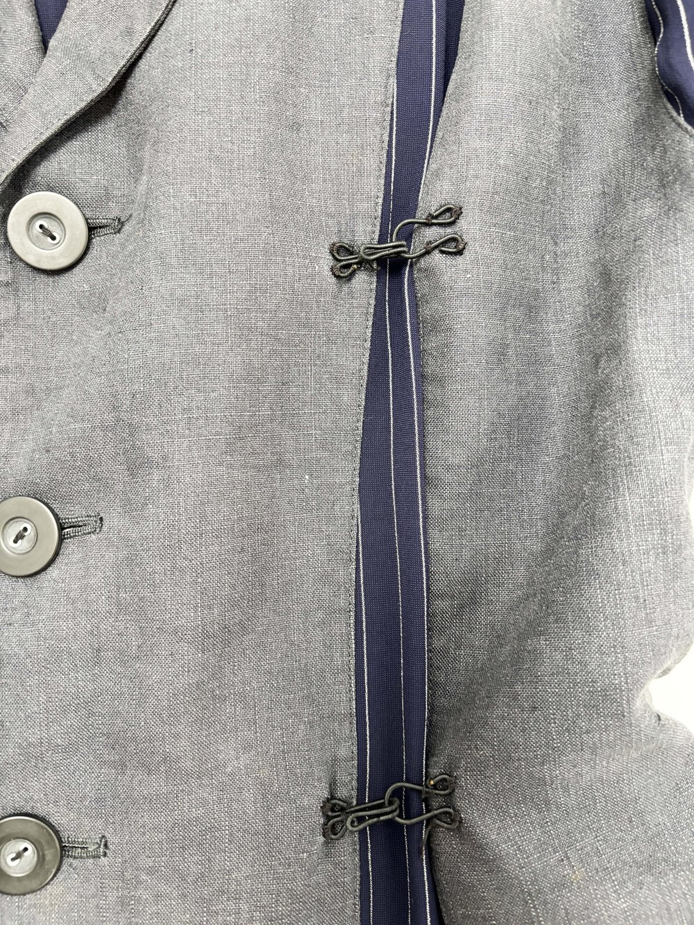 Jean Paul Gaultier S/S 1994 hook and eye jacket — JAMES VELORIA